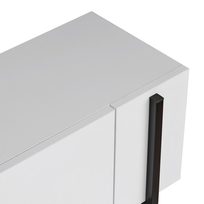 Nordure Nexus Mesa de TV Blanco y Negro